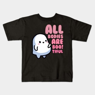 All Bodies Are Boo!tiful (beautiful) Kids T-Shirt